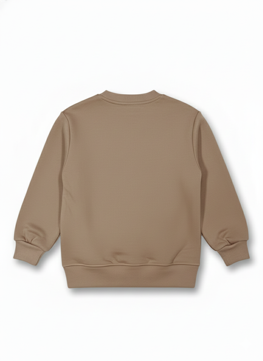 Kid's Winter Fleece Sweatshirt – Soft Warm Inside, Galaxy Graphic Print, Casual Round Neck Pullover – Premium Quality Hoodie Alternative