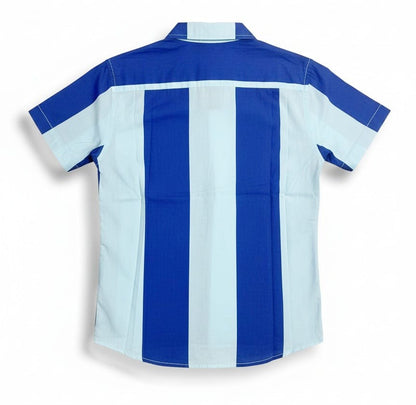 Kids Shirts I Causal Shirt For Boys I Half Sleeves I Dark Blue & Light Blue Color I Soft Cotton Fabric I Casual Outfit I Trendy Kids Shirt I Hot Selling I YZ Clothing Brand