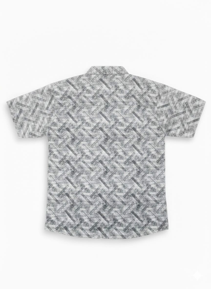 Light Gray Shirt For Boys I Half Sleeves I Stretchable Fabric I Casual Outfit I Trendy Kids Shirt I Hot Selling I YZ Clothing Brand