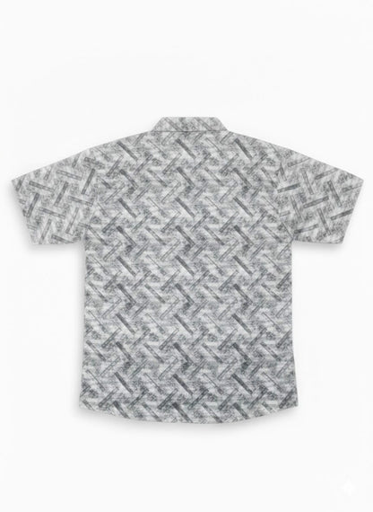 Light Gray Shirt For Boys I Half Sleeves I Stretchable Fabric I Casual Outfit I Trendy Kids Shirt I Hot Selling I YZ Clothing Brand