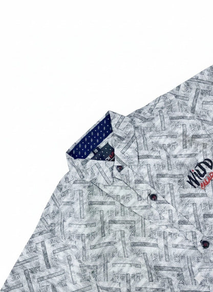 Light Gray Shirt For Boys I Half Sleeves I Stretchable Fabric I Casual Outfit I Trendy Kids Shirt I Hot Selling I YZ Clothing Brand