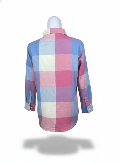 Kids Checkered Casual Shirt for Boys – Multicolor Full Sleeves | Soft & Comfortable Fabric | Stylish Design for Kids
