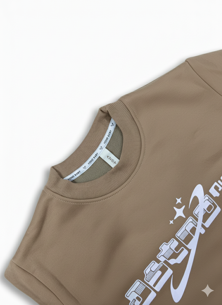 Kid's Winter Fleece Sweatshirt – Soft Warm Inside, Galaxy Graphic Print, Casual Round Neck Pullover – Premium Quality Hoodie Alternative