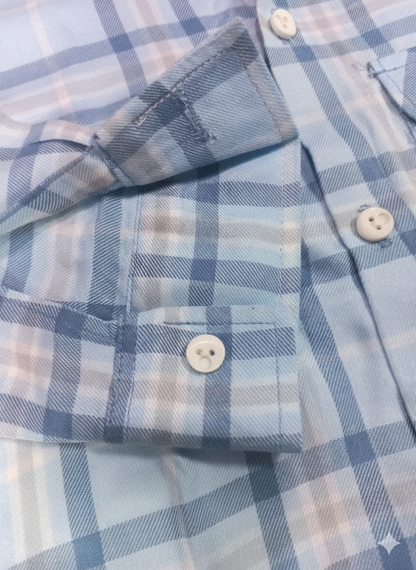 Premium Checkered Casual Shirt – Soft Cotton Blend – Full Sleeves | Stylish Design for Kids | Full Sleeves I YZ Clothing Brand